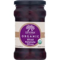 Divina Organic Sliced Kalamata Olives, 5.6 Ounce