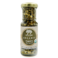 Divina Organic Non-Pareil Capers, 3.5 Ounce