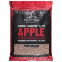 Traeger Apple Premium Hardwood Pellets, 20 Pound