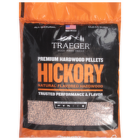 Traeger Hickory Premium Hardwood Pellets, 20 Pound