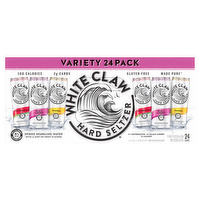 White Claw Hard Seltzer Variety Pack, 24 Each