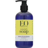 EO Essential Oils Lemon & Eucalyptus Hand Soap, 12 Ounce