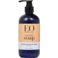 EO Essential Oils Orange Blossom & Vanilla Hand Soap, 12 Ounce