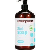 Everyone 3in1 Unscented Soap, 32 Ounce
