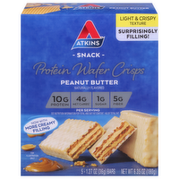 Atkins Snack Peanut Butter Protein Wafer Crisps, 5 Each