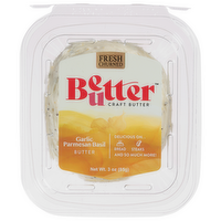 Better Butter Gourmet Garlic Butter with Parmesan & Basil, 3 Ounce