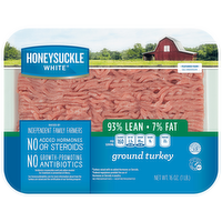 Honeysuckle White 93% Lean Ground Turkey, 16 Ounce