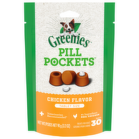 Greenies Pill Pockets Tablet Size Chicken Flavor Treats for Dogs, 3.2 Ounce