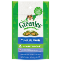 Greenies Feline Smartbites Healthy Indoor Tuna Flavor Cat Treats, 2.1 Ounce