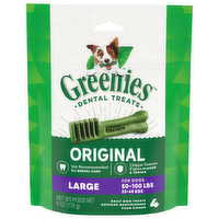 Greenies Large Dental Chews for Dogs - Adult 50-100 lbs, 6 Ounce