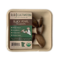 R&R Cultivation Organic Black Pearl Mushrooms, 3.5 Ounce