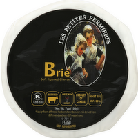 Les Petites Fermieres Kosher Brie Cheese, 7 Ounce