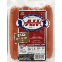 Abeles & Heymann Kosher Beef Knockwurst, 14 Ounce