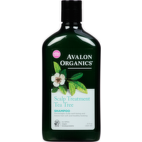 Avalon Organics Scalp Treatment Tea Tree Shampoo, 11 Ounce