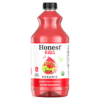 Honest Kids Organic Super Fruit Punch Juice Drink, 59 Ounce