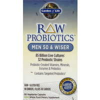 Garden Of Life Raw Probiotics Men 50 & Wiser Capsules, 90 Each