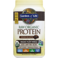 Garden of Life Raw Organic Chocolate Protein Powder, 23.28 Ounce