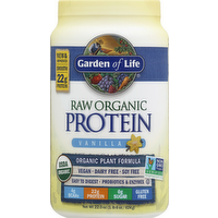 Garden of Life Raw Organic Vanilla Protein Powder, 21.86 Ounce