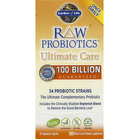 Garden of Life Raw Probiotics Ultimate Care Capsules, 30 Each