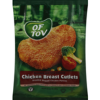 Of Tov Kosher Chicken Breast Cutlets, 32 Ounce