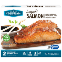 C. Wirthy & Co. Teriyaki Salmon Fillets, 10 Ounce