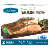 C. Wirthy & Co. Butter Herb Salmon Fillets, 10 Ounce