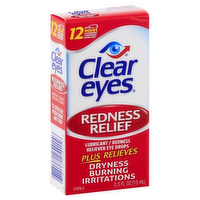 Clear Eyes Redness Relief Eye Drops, 0.5 Ounce