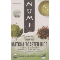 Numi Organic Matcha Toasted Rice Tea, 18 Each