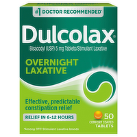 Dulcolax Laxative Tablets, 50 Each