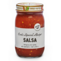 Curt's Special Recipe Extra Hot Salsa, 16 Ounce