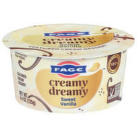 Fage Creamy Dreamy Sweet Vanilla Cultured Cream Dessert, 4.4 Ounce