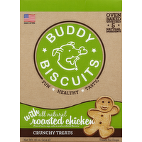 Buddy Biscuits Roasted Chicken Crunchy Treats for Dogs, 16 Ounce