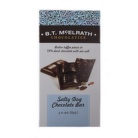 B.T. McElrath Salty Dog Chocolate Bar, 3 Ounce