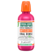 TheraBreath Healthy Smile Oral Rinse Sparkle Mint, 16 Ounce