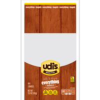 Udi's Gluten Free Everthing Inside Bagels, 14 Ounce