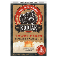 Kodiak Cakes Power Cakes Protein Packed Buttermilk Flapjack & Waffle Mix, 20 Ounce