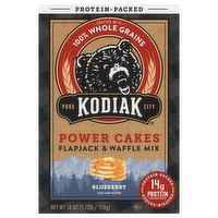 Kodiak Cakes Power Cakes Protein Packed Blueberry Flapjack & Waffle Mix, 18 Ounce