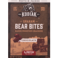 Kodiak Cakes Bear Bites Chocolate Graham Crackers, 8 Ounce