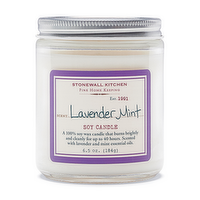 Stonewall Kitchen Lavender Mint Soy Candle, 6.5 Ounce