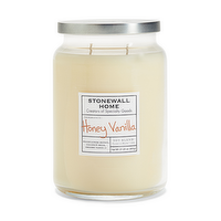 Stonewall Kitchen Honey Vanilla Candle Large Jar with Lid, 1 Each