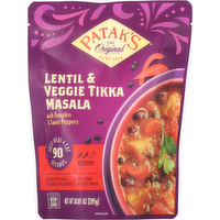 Patak's Lentil & Veggie Tikka Masala, 10 Ounce