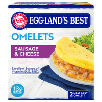 Eggland's Best Sausage & Cheese Omelets, 2 Each