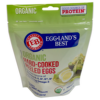 Eggland's Best Organic Hard-Cooked Peeled Eggs, 6 Each