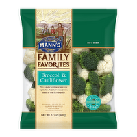 Mann's Broccoli & Cauliflower, 12 Ounce