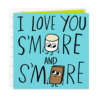 Hallmark Studio Ink Anniversary Card (S'more Love), 1 Each