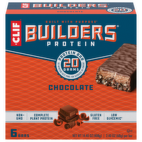 Clif Builders Chocolate Protein Bars, 6 Each