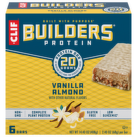 Clif Builders Vanilla Almond Protein Bars, 6 Each