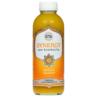 GT's Synergy Mystic Mango Kombucha Beverage, 16 Ounce