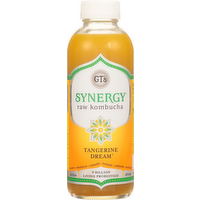 GT's Synergy Tangerine Dream Kombucha Beverage, 16 Ounce