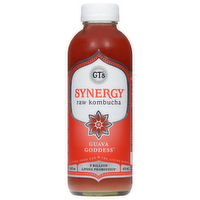 GT's Synergy Guava Goddess Organic Kombucha Beverage, 16 Ounce